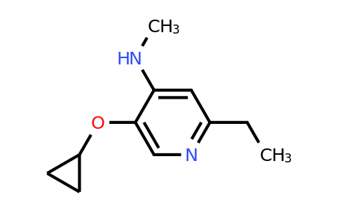 CAS 1243319-57-4 | 5-Cyclopropoxy-2-ethyl-N-methylpyridin-4-amine