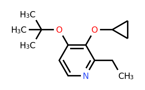 CAS 1243319-61-0 | 4-Tert-butoxy-3-cyclopropoxy-2-ethylpyridine