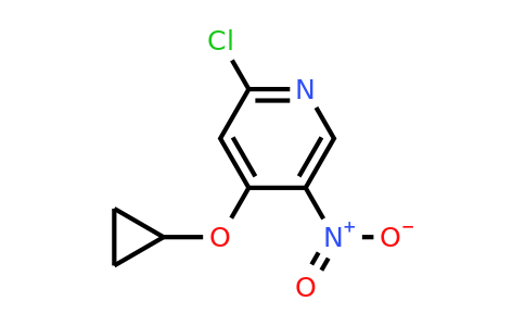 CAS 1243319-63-2 | 2-Chloro-4-cyclopropoxy-5-nitropyridine