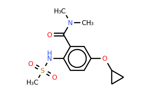 CAS 1243319-70-1 | 5-Cyclopropoxy-N,n-dimethyl-2-(methylsulfonamido)benzamide
