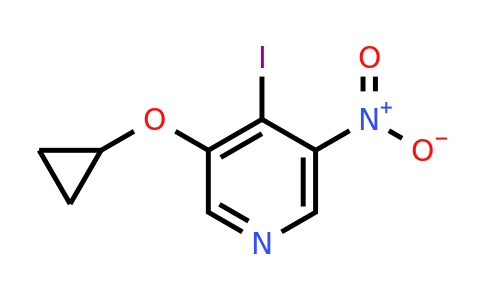 CAS 1243319-71-2 | 3-Cyclopropoxy-4-iodo-5-nitropyridine