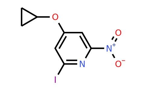 CAS 1243319-72-3 | 4-Cyclopropoxy-2-iodo-6-nitropyridine