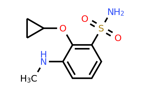 CAS 1243319-73-4 | 2-Cyclopropoxy-3-(methylamino)benzenesulfonamide