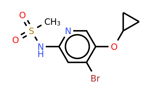 CAS 1243319-75-6 | N-(4-bromo-5-cyclopropoxypyridin-2-YL)methanesulfonamide