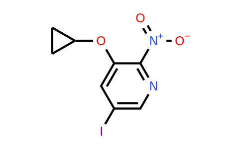 CAS 1243319-76-7 | 3-Cyclopropoxy-5-iodo-2-nitropyridine