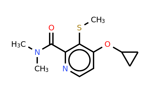 CAS 1243319-78-9 | 4-Cyclopropoxy-N,n-dimethyl-3-(methylthio)picolinamide