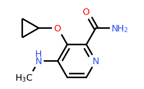 CAS 1243319-80-3 | 3-Cyclopropoxy-4-(methylamino)picolinamide