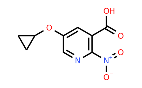 CAS 1243319-81-4 | 5-Cyclopropoxy-2-nitronicotinic acid