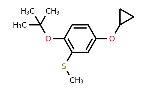 CAS 1243319-85-8 | (2-Tert-butoxy-5-cyclopropoxyphenyl)(methyl)sulfane
