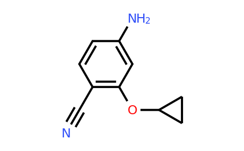 CAS 1243319-91-6 | 4-Amino-2-cyclopropoxybenzonitrile