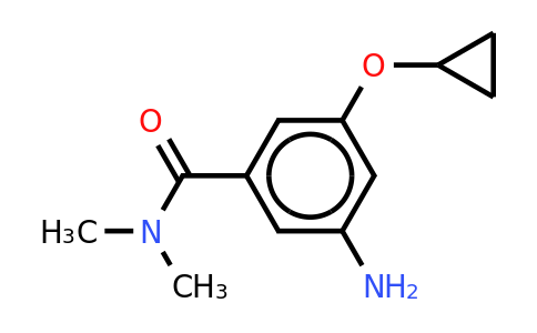 CAS 1243319-92-7 | 3-Amino-5-cyclopropoxy-N,n-dimethylbenzamide