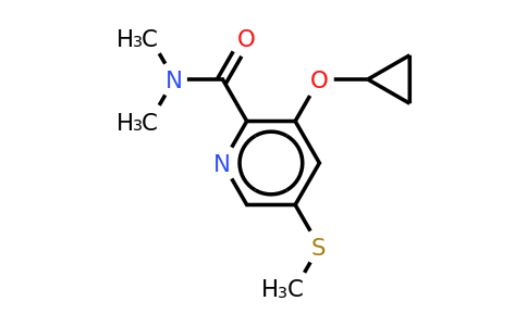 CAS 1243319-93-8 | 3-Cyclopropoxy-N,n-dimethyl-5-(methylthio)picolinamide