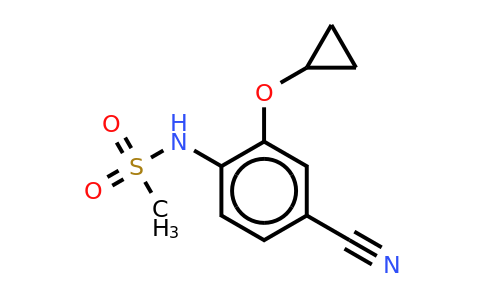 CAS 1243319-95-0 | N-(4-cyano-2-cyclopropoxyphenyl)methanesulfonamide