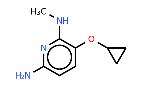 CAS 1243319-96-1 | 3-Cyclopropoxy-2-N-methylpyridine-2,6-diamine