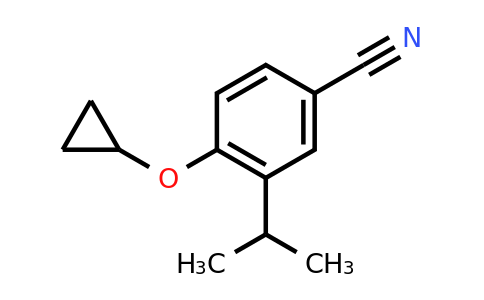 CAS 1243319-98-3 | 4-Cyclopropoxy-3-isopropylbenzonitrile