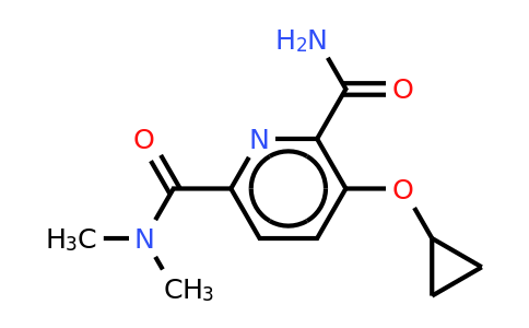 CAS 1243320-00-4 | 5-Cyclopropoxy-N2,N2-dimethylpyridine-2,6-dicarboxamide