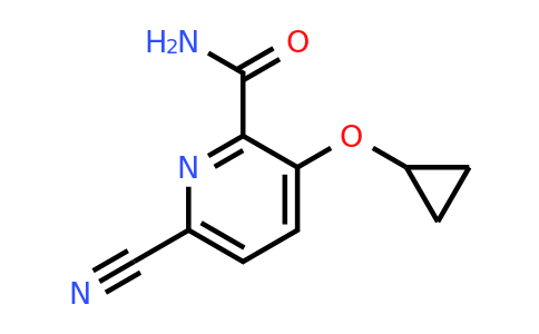 6-Cyano-3-cyclopropoxypicolinamide