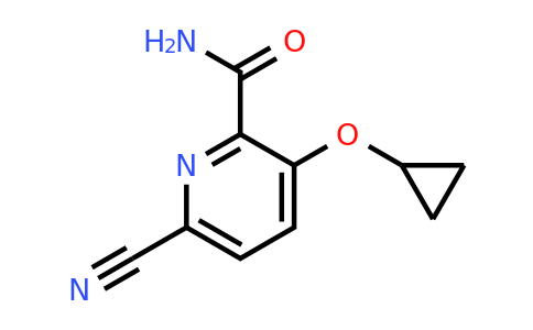 CAS 1243320-01-5 | 6-Cyano-3-cyclopropoxypicolinamide