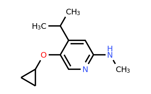 CAS 1243320-04-8 | 5-Cyclopropoxy-4-isopropyl-N-methylpyridin-2-amine