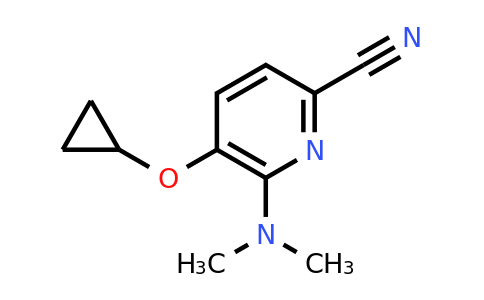 CAS 1243320-06-0 | 5-Cyclopropoxy-6-(dimethylamino)picolinonitrile