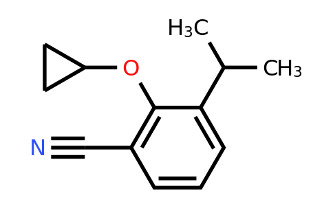 CAS 1243320-09-3 | 2-Cyclopropoxy-3-isopropylbenzonitrile