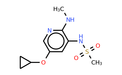 CAS 1243320-10-6 | N-(5-cyclopropoxy-2-(methylamino)pyridin-3-YL)methanesulfonamide