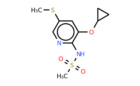 CAS 1243320-12-8 | N-(3-cyclopropoxy-5-(methylthio)pyridin-2-YL)methanesulfonamide