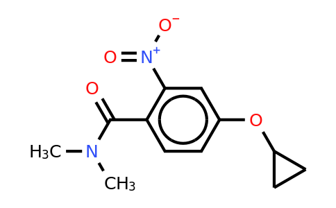 CAS 1243320-14-0 | 4-Cyclopropoxy-N,n-dimethyl-2-nitrobenzamide