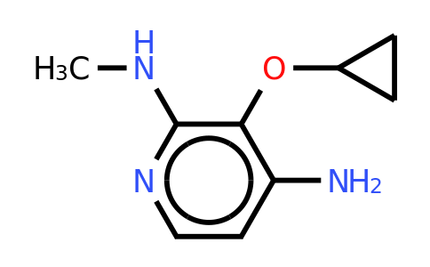 CAS 1243320-17-3 | 3-Cyclopropoxy-2-N-methylpyridine-2,4-diamine