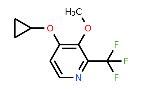 CAS 1243320-18-4 | 4-Cyclopropoxy-3-methoxy-2-(trifluoromethyl)pyridine