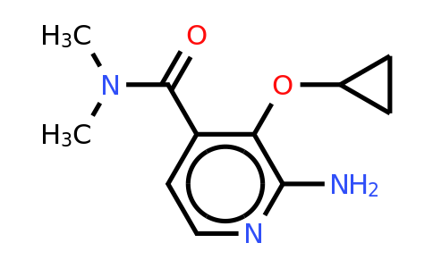 CAS 1243320-24-2 | 2-Amino-3-cyclopropoxy-N,n-dimethylisonicotinamide