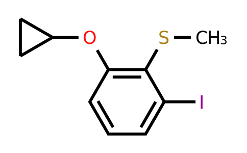 CAS 1243320-26-4 | (2-Cyclopropoxy-6-iodophenyl)(methyl)sulfane