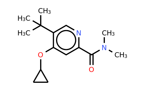 CAS 1243320-32-2 | 5-Tert-butyl-4-cyclopropoxy-N,n-dimethylpicolinamide