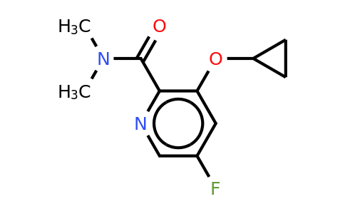 CAS 1243320-34-4 | 3-Cyclopropoxy-5-fluoro-N,n-dimethylpicolinamide