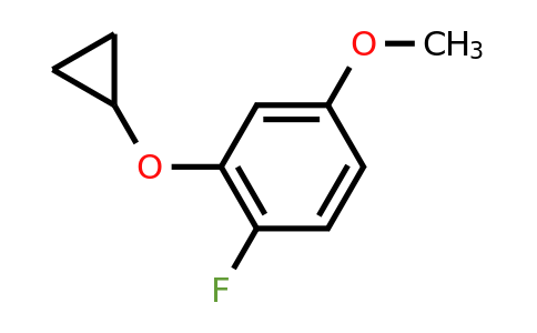 CAS 1243320-36-6 | 2-Cyclopropoxy-1-fluoro-4-methoxybenzene