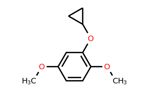 CAS 1243320-37-7 | 2-Cyclopropoxy-1,4-dimethoxybenzene