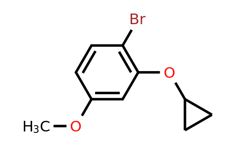 CAS 1243320-38-8 | 1-Bromo-2-cyclopropoxy-4-methoxybenzene