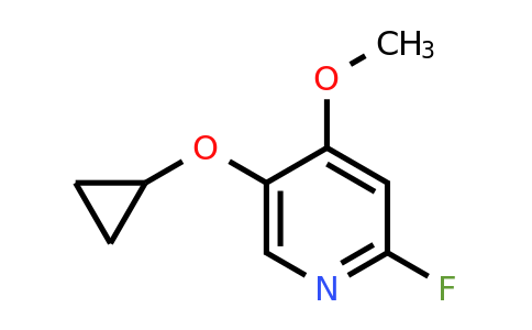 CAS 1243320-54-8 | 5-Cyclopropoxy-2-fluoro-4-methoxypyridine