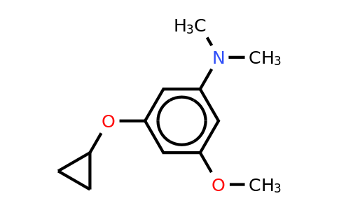 CAS 1243320-93-5 | 3-Cyclopropoxy-5-methoxy-N,n-dimethylaniline