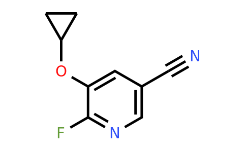 CAS 1243320-94-6 | 5-Cyclopropoxy-6-fluoronicotinonitrile