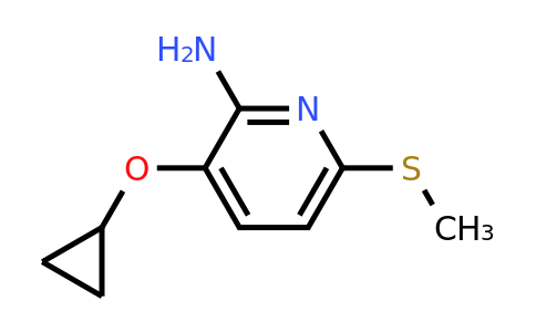 CAS 1243320-96-8 | 3-Cyclopropoxy-6-(methylsulfanyl)pyridin-2-amine