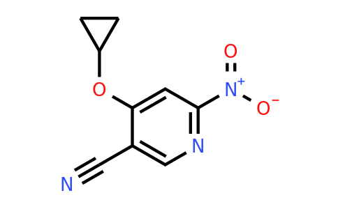 CAS 1243320-98-0 | 4-Cyclopropoxy-6-nitronicotinonitrile