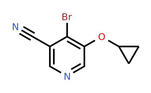 CAS 1243321-00-7 | 4-Bromo-5-cyclopropoxynicotinonitrile