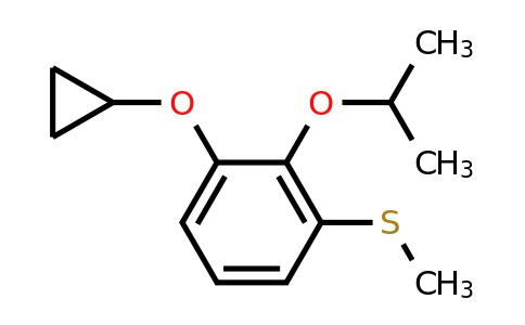 CAS 1243321-05-2 | (3-Cyclopropoxy-2-isopropoxyphenyl)(methyl)sulfane