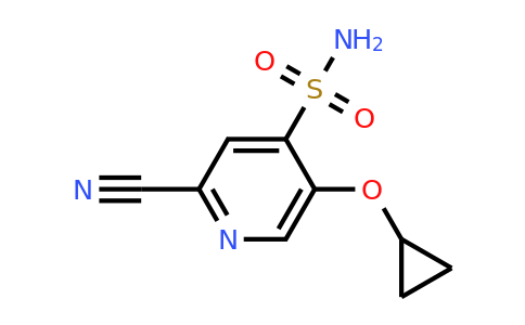 CAS 1243321-08-5 | 2-Cyano-5-cyclopropoxypyridine-4-sulfonamide