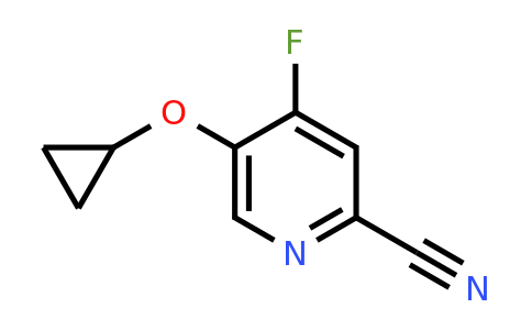 CAS 1243321-10-9 | 5-Cyclopropoxy-4-fluoropicolinonitrile
