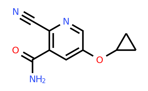 CAS 1243321-14-3 | 2-Cyano-5-cyclopropoxynicotinamide