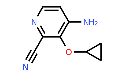 CAS 1243321-18-7 | 4-Amino-3-cyclopropoxypicolinonitrile