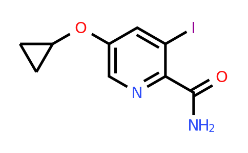 CAS 1243321-27-8 | 5-Cyclopropoxy-3-iodopicolinamide