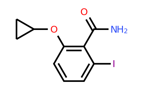 CAS 1243321-32-5 | 2-Cyclopropoxy-6-iodobenzamide